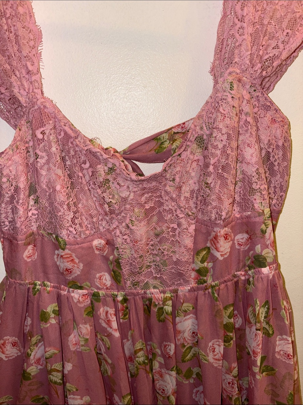In Bloom Pink Floral Maxi Dress - Picture 6 of 7